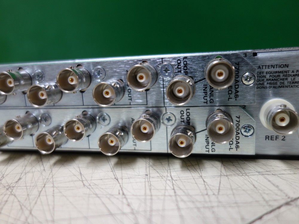 Evertz 7801FR MultiFrame w/ 3x 7800ADA6-EQ-L