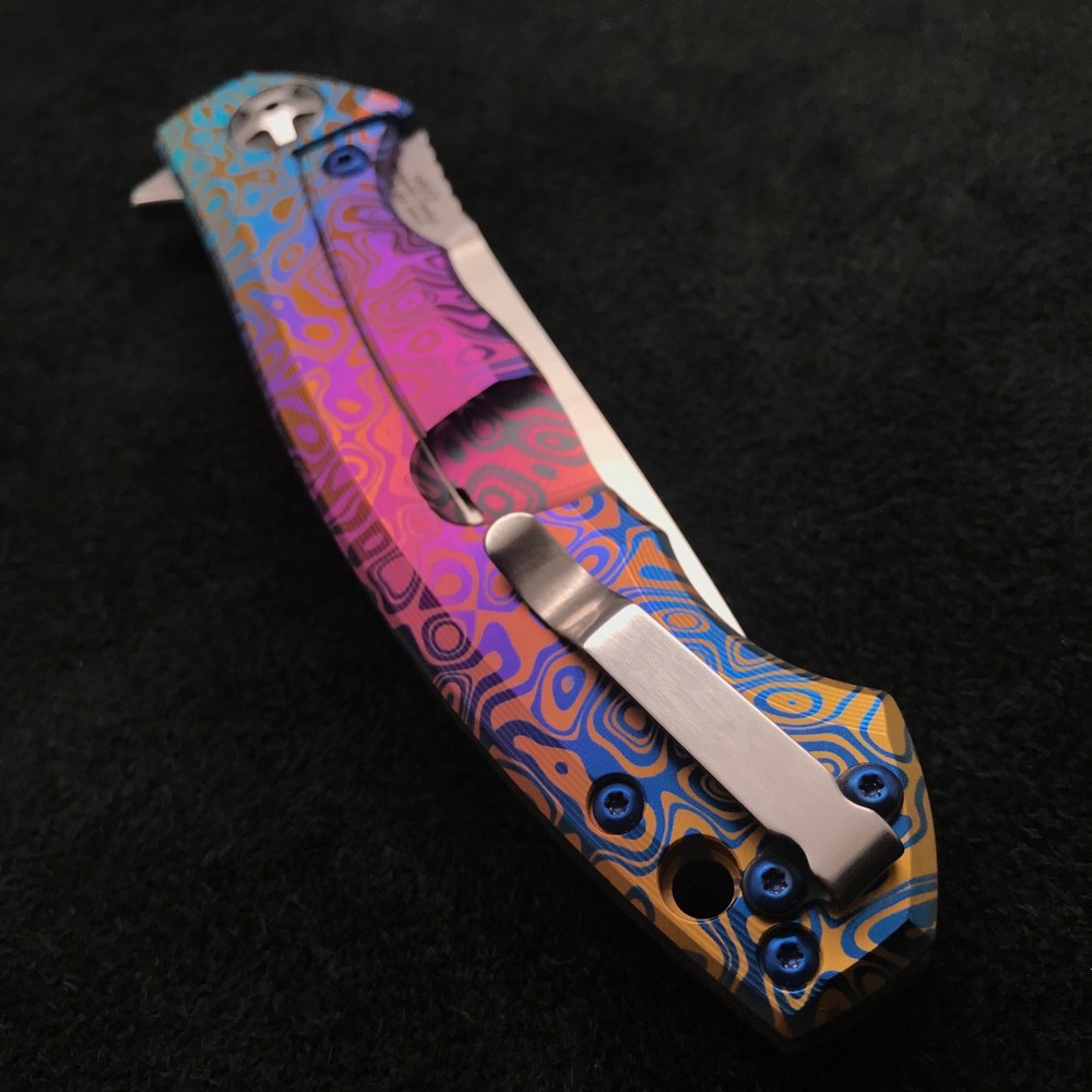 Zero Tolerance ZT 0452CF Plain Edge Folder BWL Flomascus Ano custom zt452cf