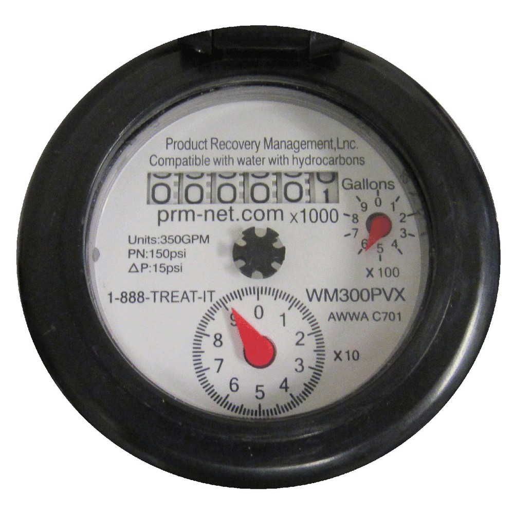 New PRM 3" Woltmann-Helix Style Totalization Water Meter with Pulse Output