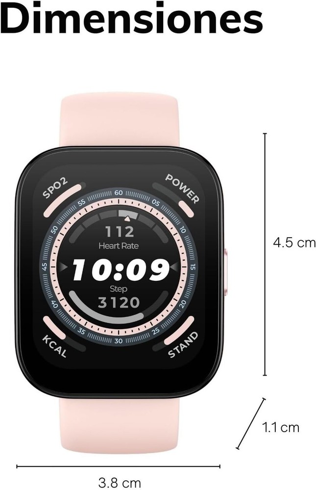 Amazfit Bip 5 Smartwatch & Fitness Tracker Bluetooth Calling - Pink™