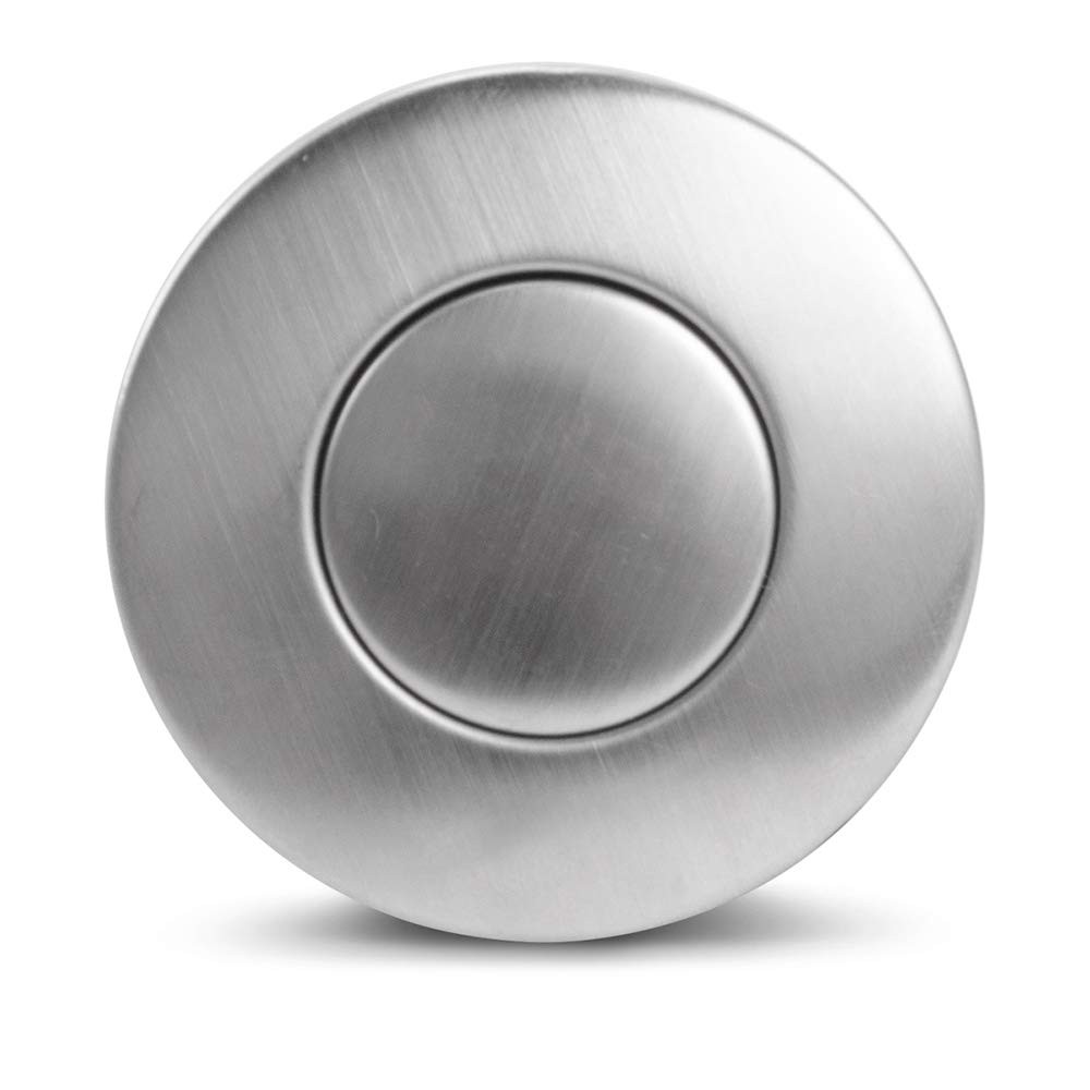 Air Activated Switch Button, Sink Top Stainless Steel Brushed Push Airbutton ...