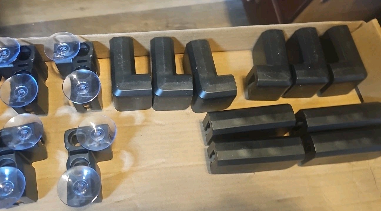 FXW Auraspace~14 PACK~35” Clear Acrylic Dog Playpen PCS Indoor Pet Pen Black~NEW