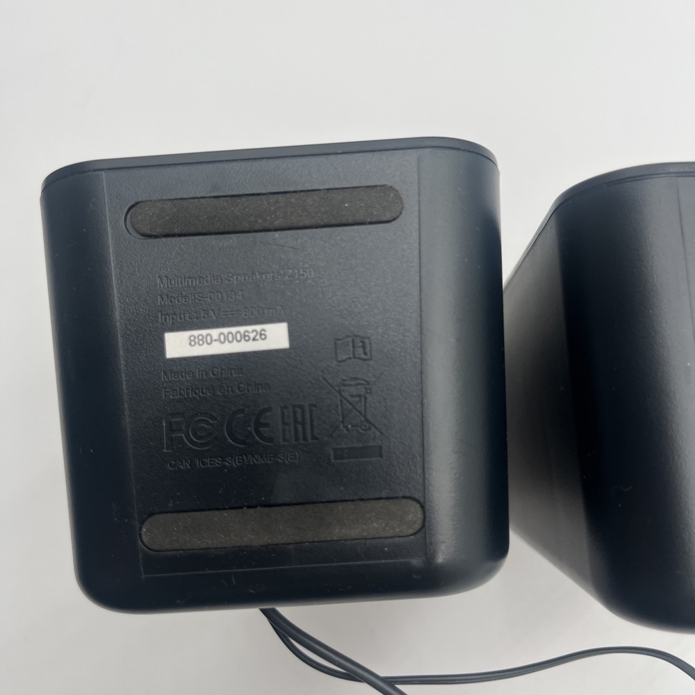 Logitech Z150 2.0 Multimedia Speakers - Black PC Computer Stereo Logi S-00134