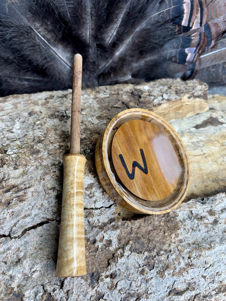 Walnut Holler Custom Calls-#39 Blistered Maple Crystal Over Cherry