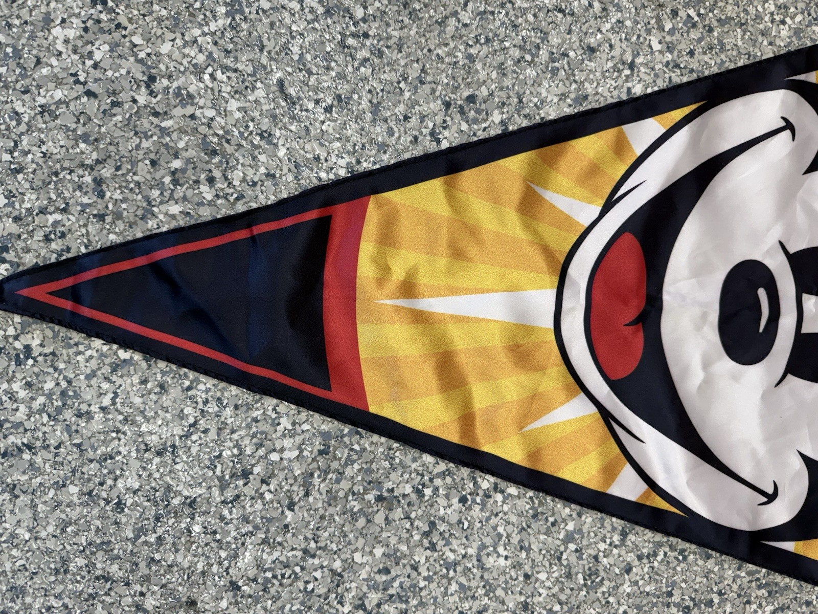 Disneyana Convention 90’s Large Flag Pennant Banner Prop 27”x 39” Conventionear