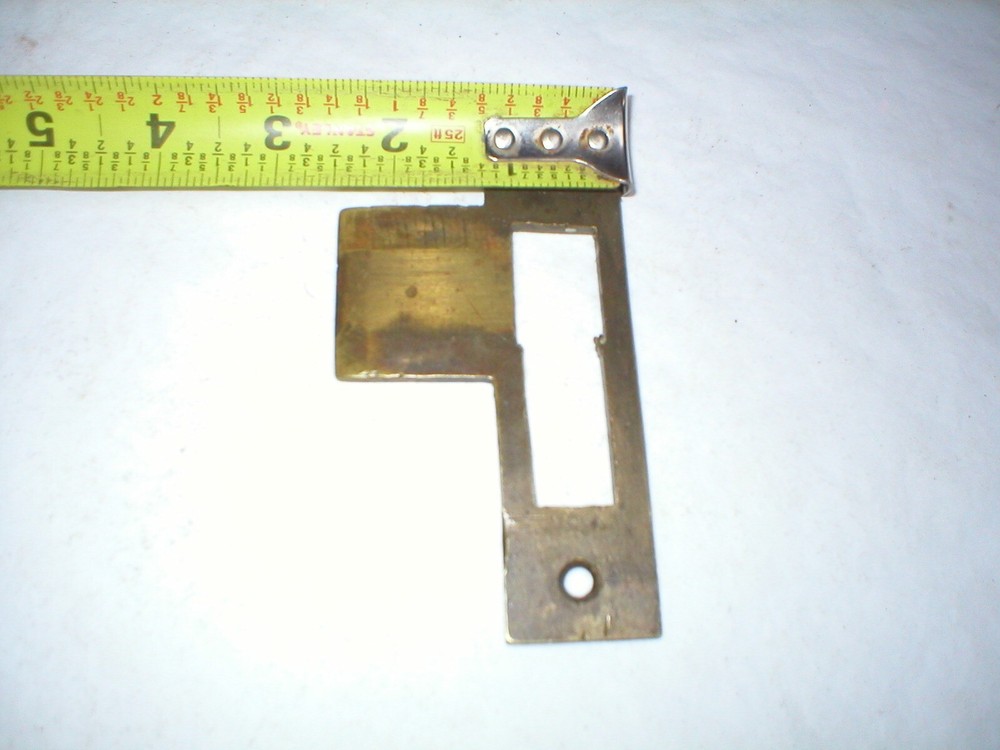 Antique Large Solid Brass Striker Plate