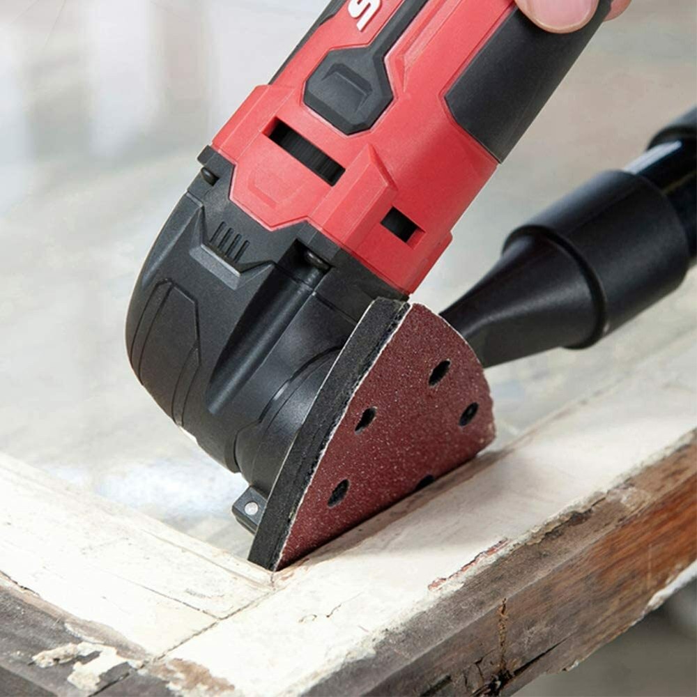 100×Triangle Sandpaper Sanding Pads Hook and LoopPalm for Oscillating Multi Tool