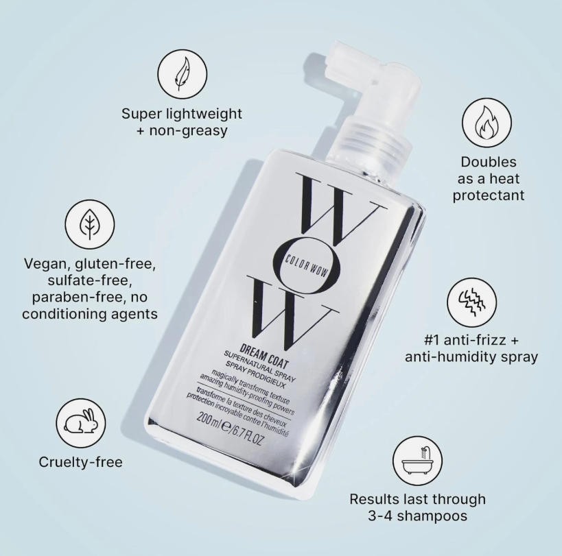 Color Wow Dream Coat Supernatural Spray Anti-Frizz Anti-Humidity 6.7 oz/200mL