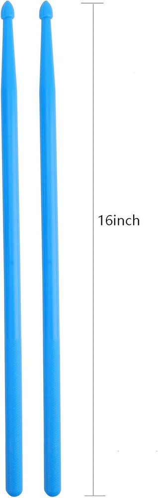 6 Pairs 5A Nylon Drumsticks Lightweight Durable Practice Drum Sticks Plastic