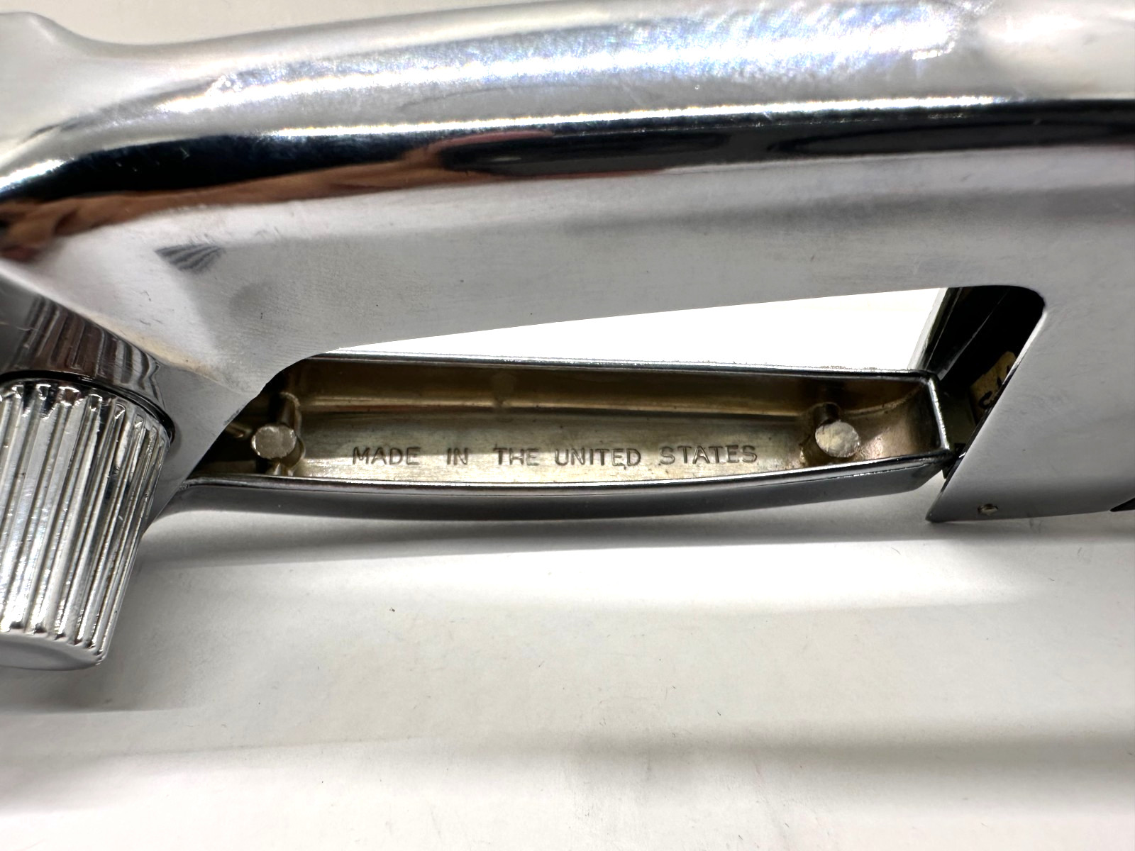 Vintage DYMO Metal Label Maker Made In USA. Tested Works (READ)