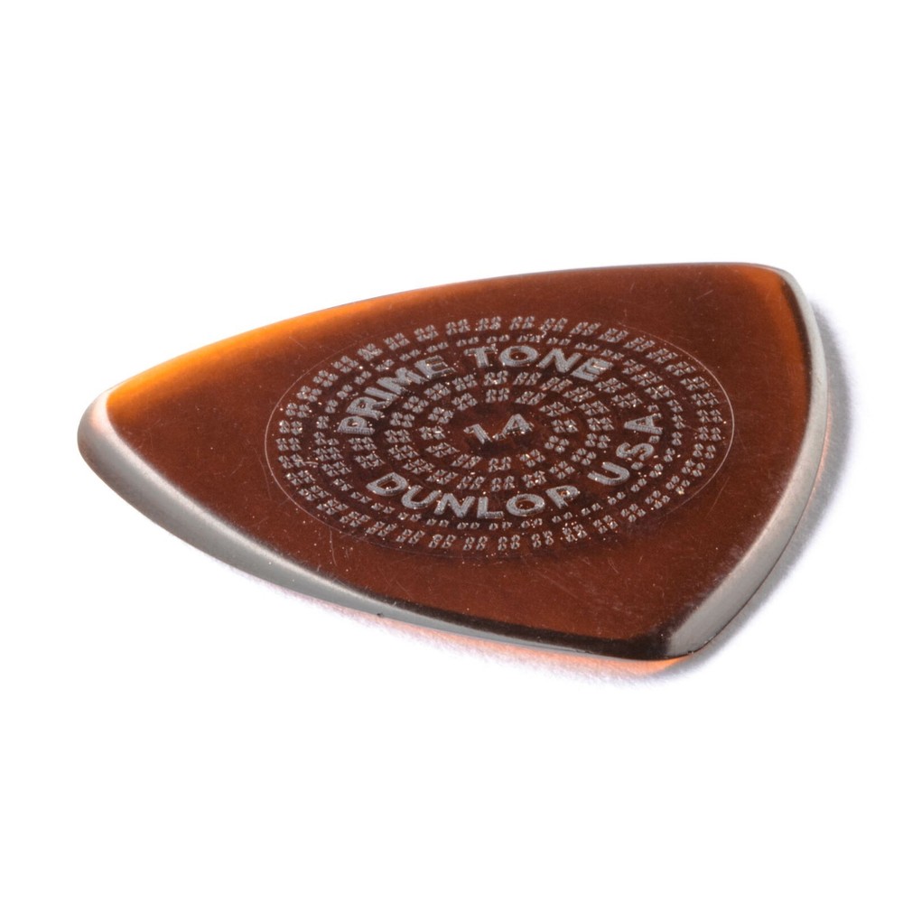 Dunlop Guitar Picks 6 Picks Primetone Tri Triangle Text Hand Sculpted 1.4mm