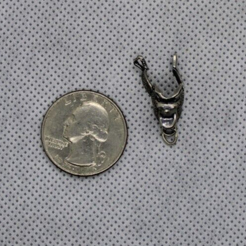 Sterling Silver Saddle Charm