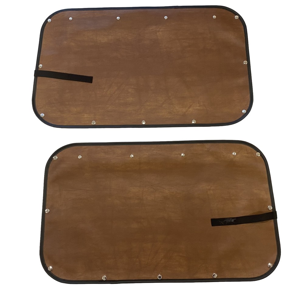 Peterbilt 379-389. Sleeper  Window Curtains L+R. Window Covers.