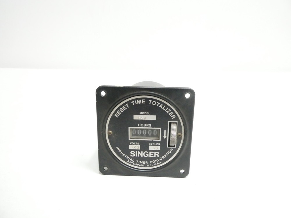 Singer C5A Reset Time Totalizer 120v-ac