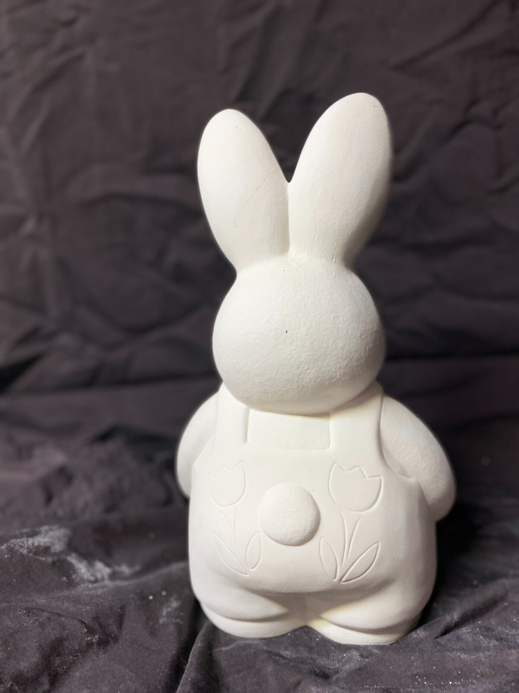 Large Bunny Aaron 13" T Easter Spring Rabbit Ceramic Bisque Ready to Paint
