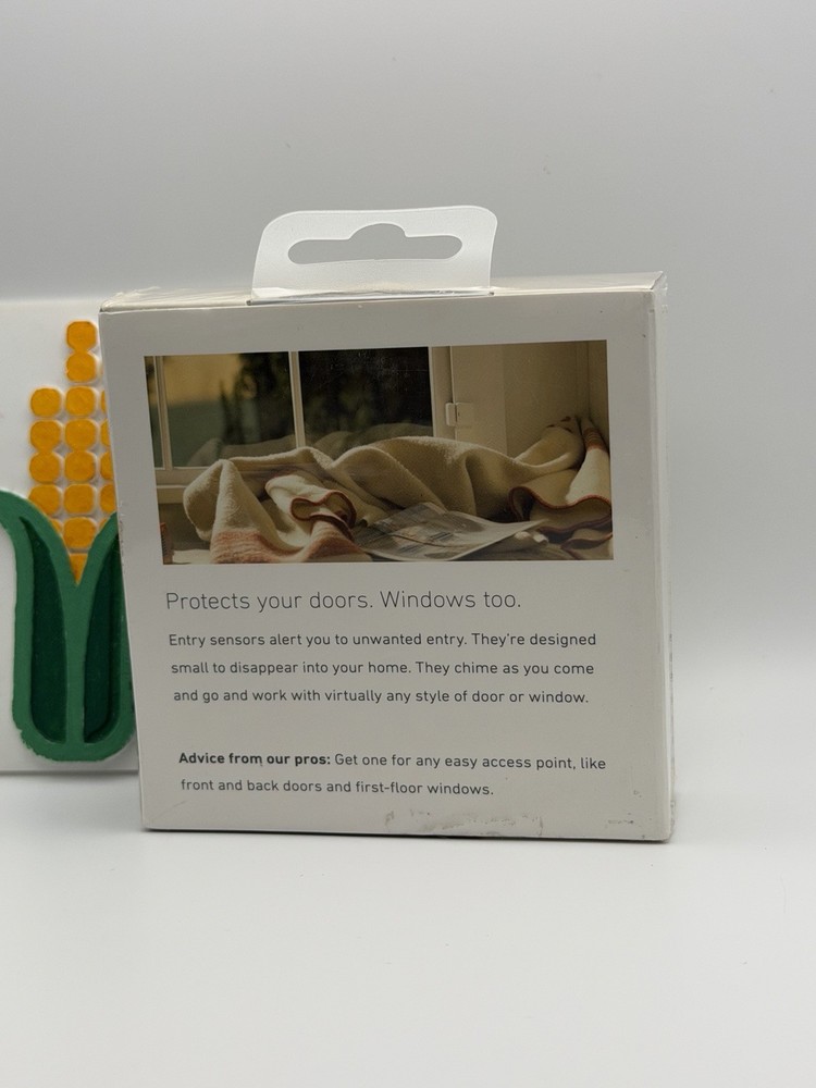 SimpliSafe Smart Indoor Entry Sensor Wi-Fi Connected Wireless (Battery) - White-