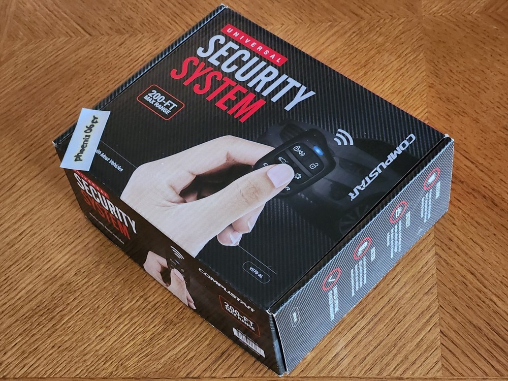 Brand New! Compustar VS70-AL All-in-One Universal Security System Bundle
