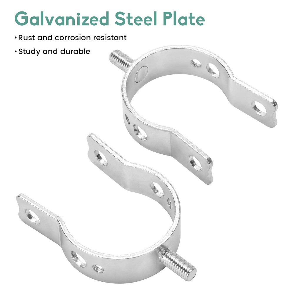 Universal Tube Bracket Kit for Automatic Gate Opener System, Suitable for