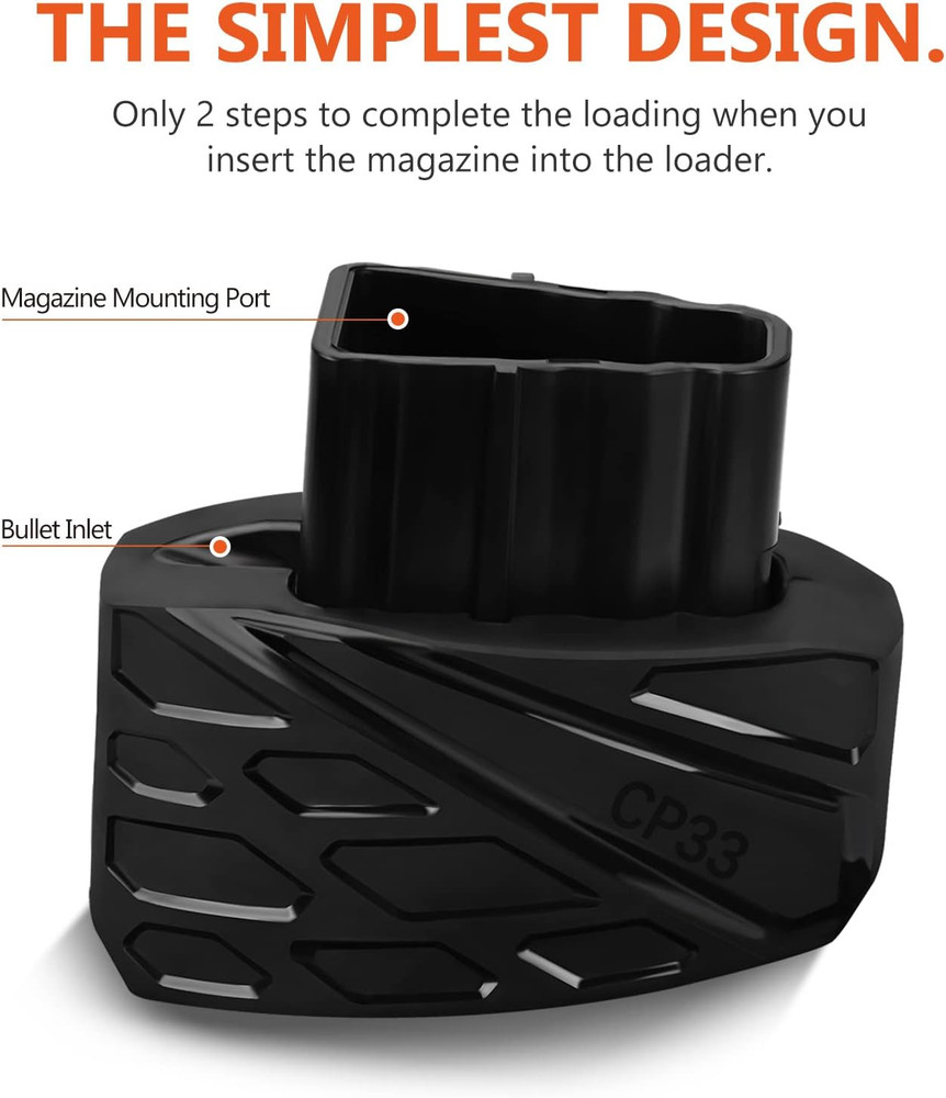 Magazine Speed Loader For KEL-TEC CP33 Fast Easy Loading Pocket Size Durable