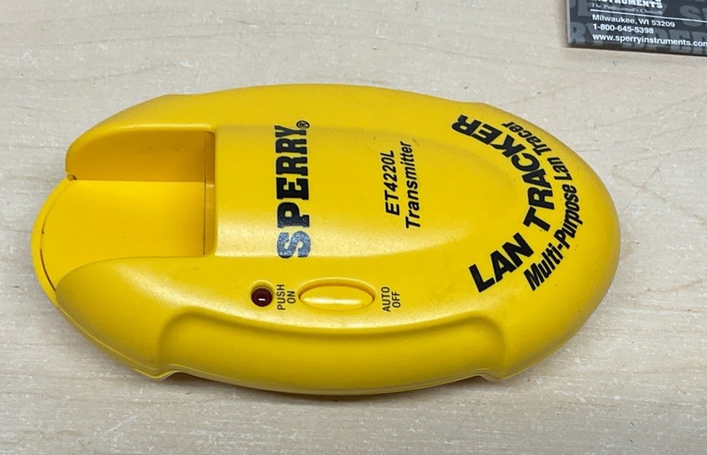 Sperry Instruments Multi-Purpose LAN tracker ET4220L Coaxial Ethernet tracker