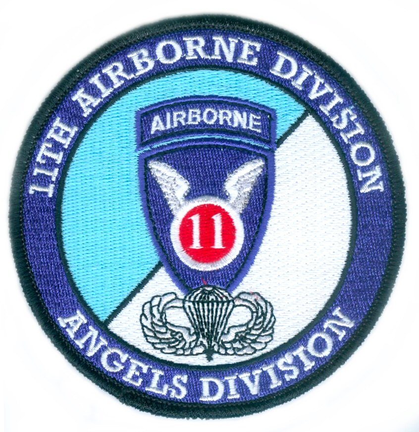 11th Airborne Division with Jump Wings Patch Officially Licensed