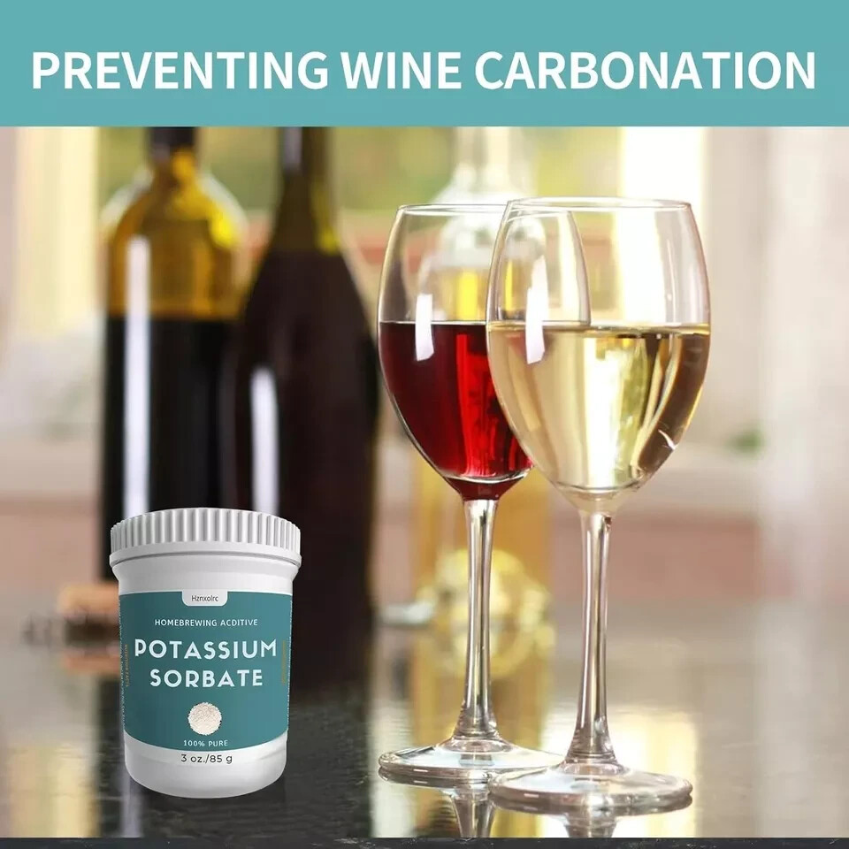 3 oz Potassium Sorbate Food Grade, 100% Pure, Premium Potassium Sorbate for W...