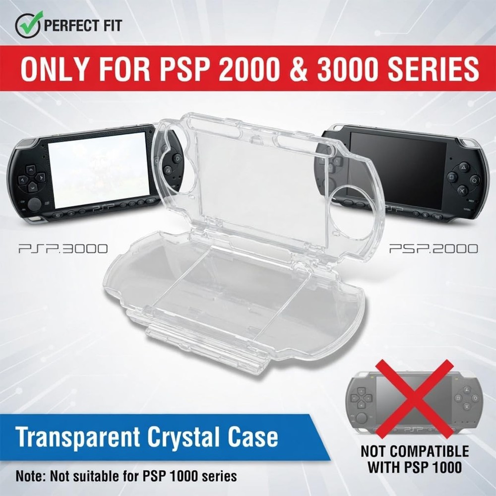 Protective Shell, Transparent Protective Cover Shell Skin for 2000 Game Console,