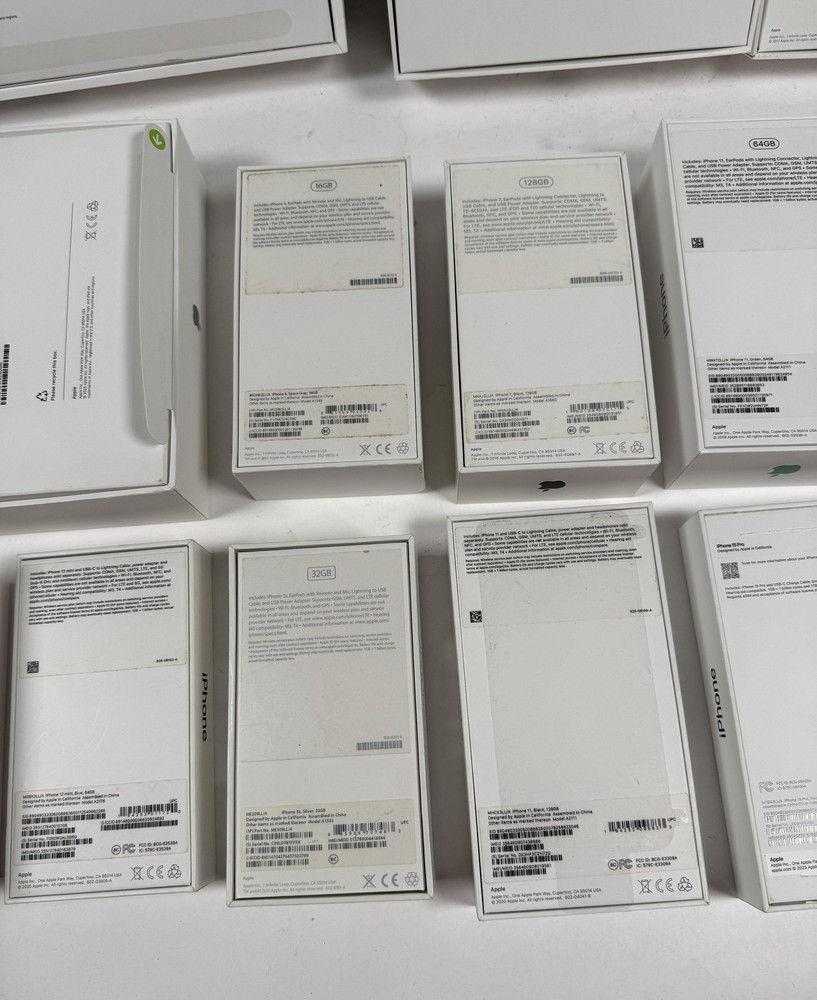 Apple Lot Empty Boxes Only IPhone IPad MacBook Air Apple TV 4K Set Mixed 14