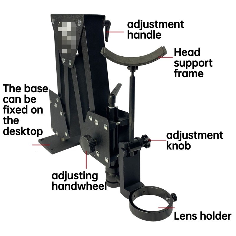 Microscope Stand Multi-directional Jewelry Inlaid Stand for Micro-setting Tools