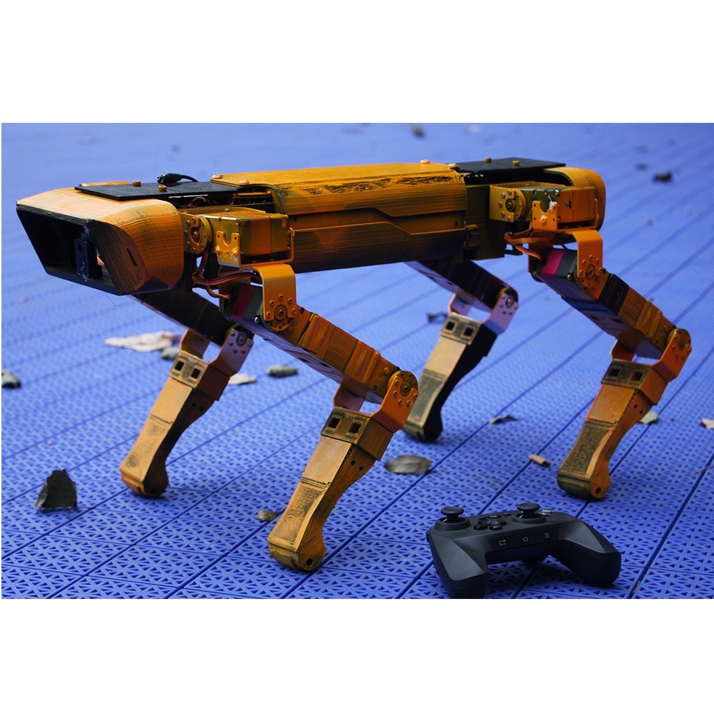 ROS Open Source AI Robot Dog Bionic big Quadruped Robot Basic RC Controller TZ