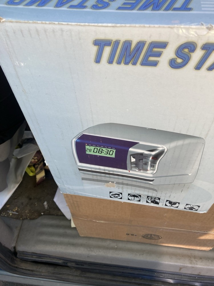 JMIUHACOU Digital Time Stamp Clock NEW!