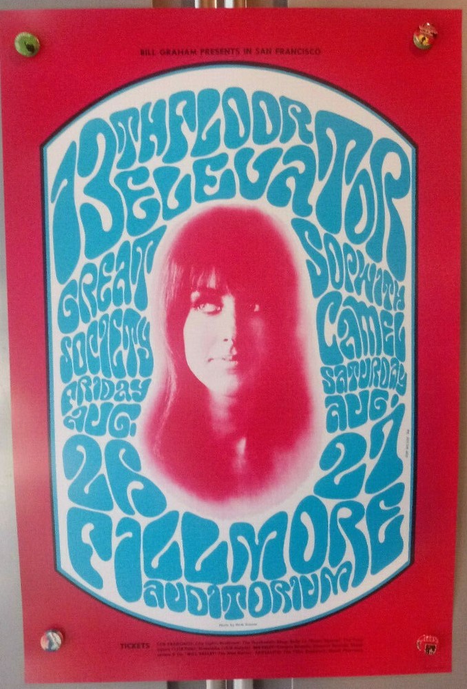 13th FLOOr ELeVatorS BG25-4 BiLL Graham FiLLmore PoSter