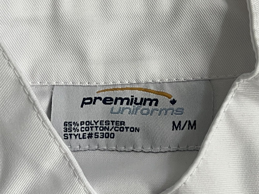 KFC Premium Uniforms Chef's Coat Double Breasted White Jacket Medium