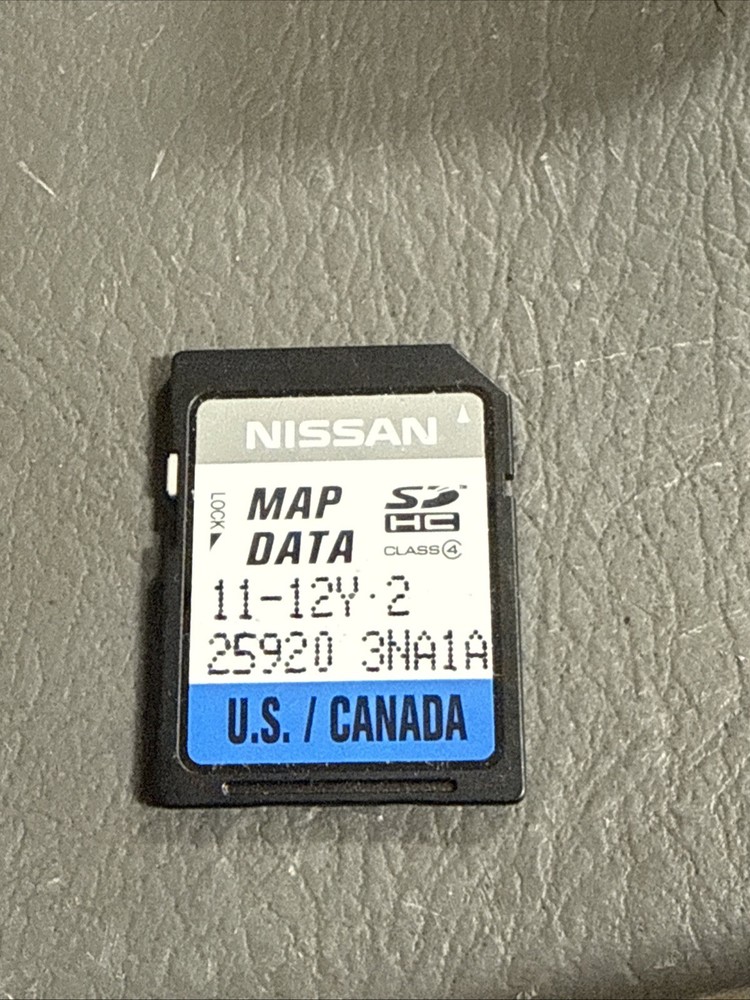 OEM Genuine LEAF SD Navigation CARD MAP MEMORY 25920-3NA1A Used