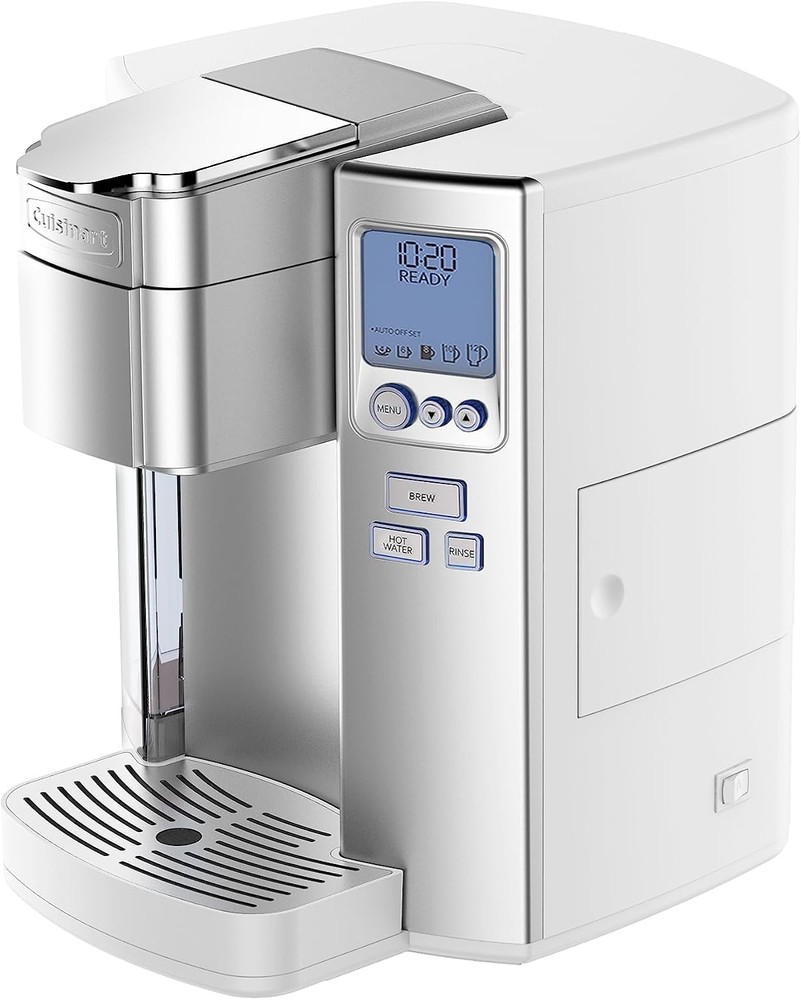 Cuisinart SS-10W 1-Cup Single Serve Coffee Tea Maker, 72oz - White
