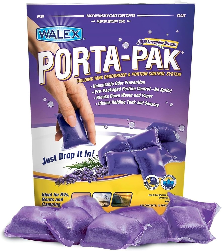 Porta-Pak Black Holding Tank Deodorizer & Portion Control System Drop-Ins - R...