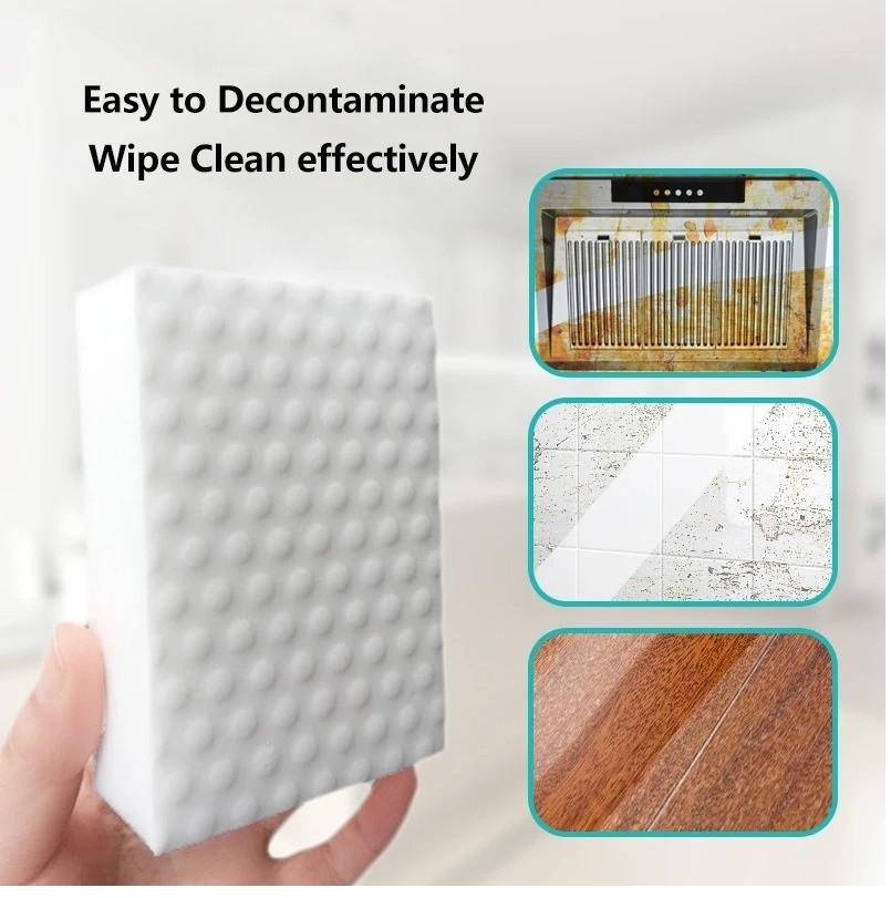 20Pc Cleaning Melamine Sponge Double Compressed High Density Magic Sponge Eraser