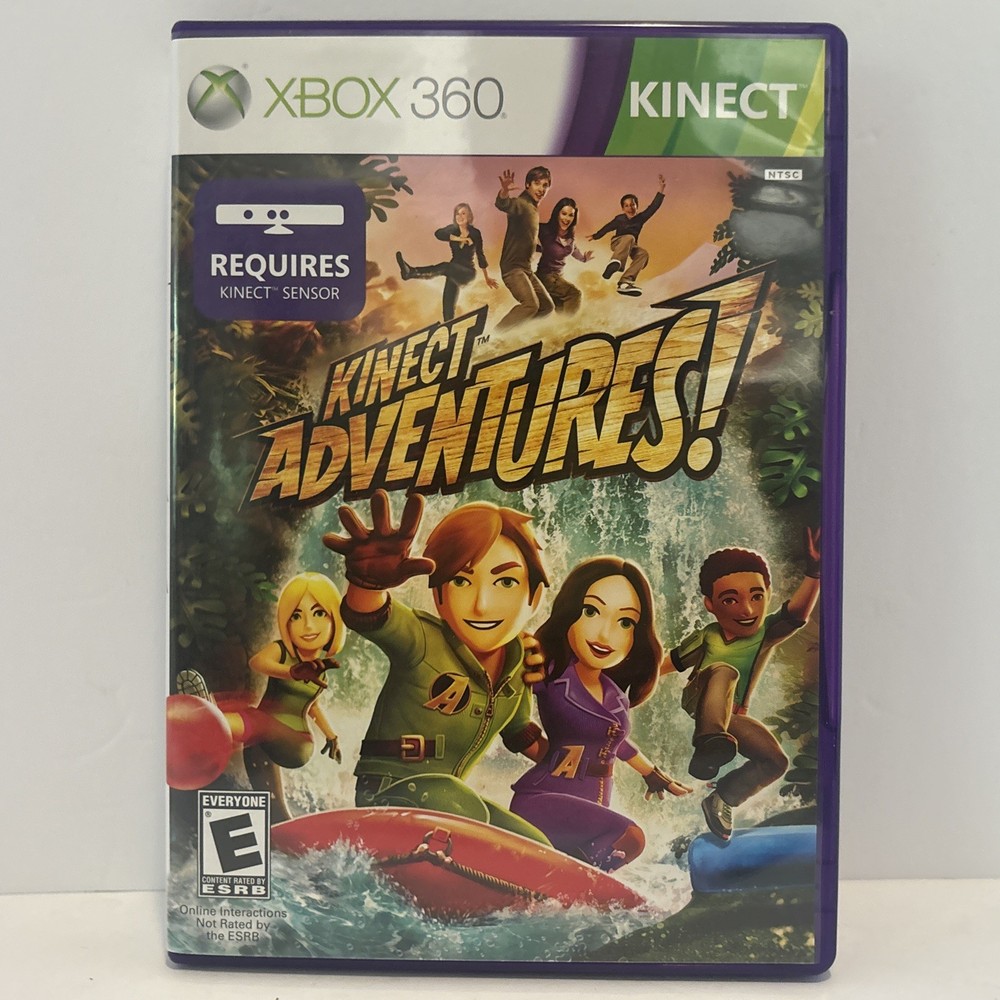 Microsoft Xbox 360 Kinect Motion Sensor Bar 1473 & 3 Games Bundle Tested& Works