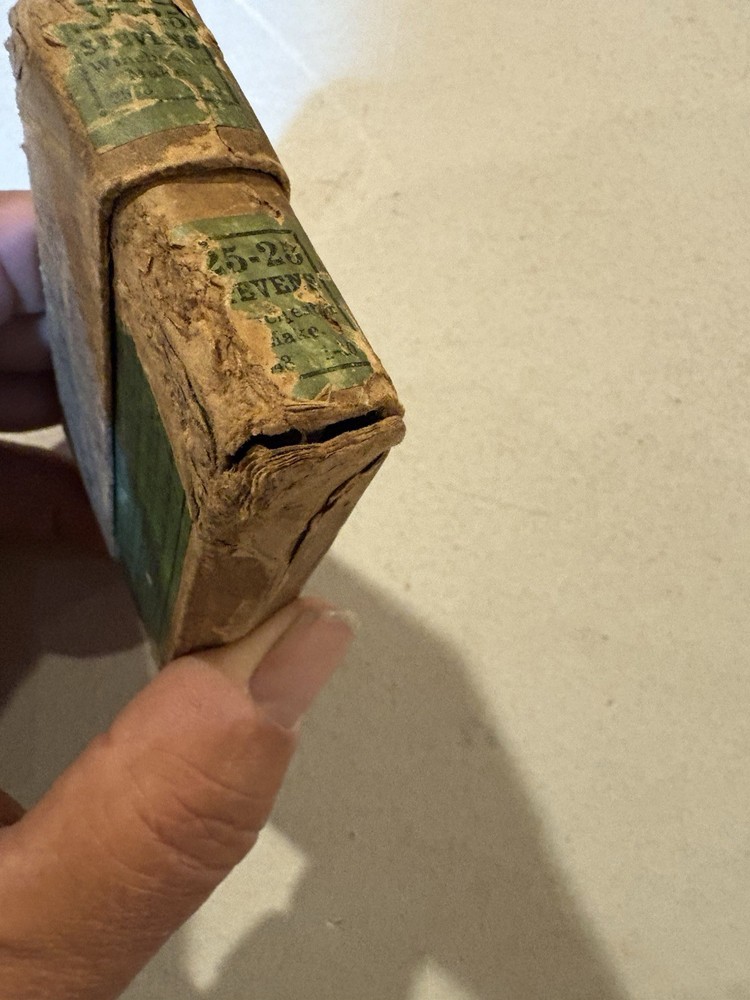 Vintage Winchester 25-25 Stevens Empty Shell Box Scarce