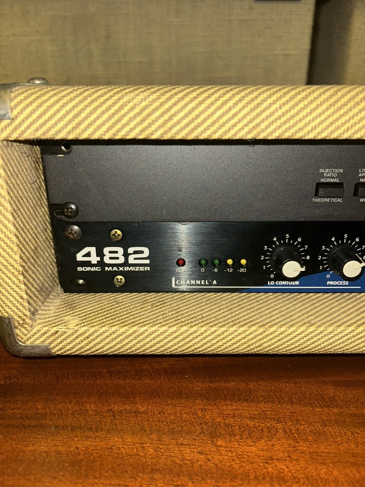 BBE 482 Sonic Maximizer Vintage 2-Channel Rackmount Audio Enhancer Processor