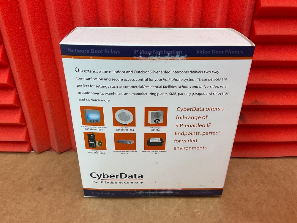 CyberData InformaCast Enabled RGB Strobe 011377B ✅❤️✅❤️ OPEN BOX ✅❤️✅❤️