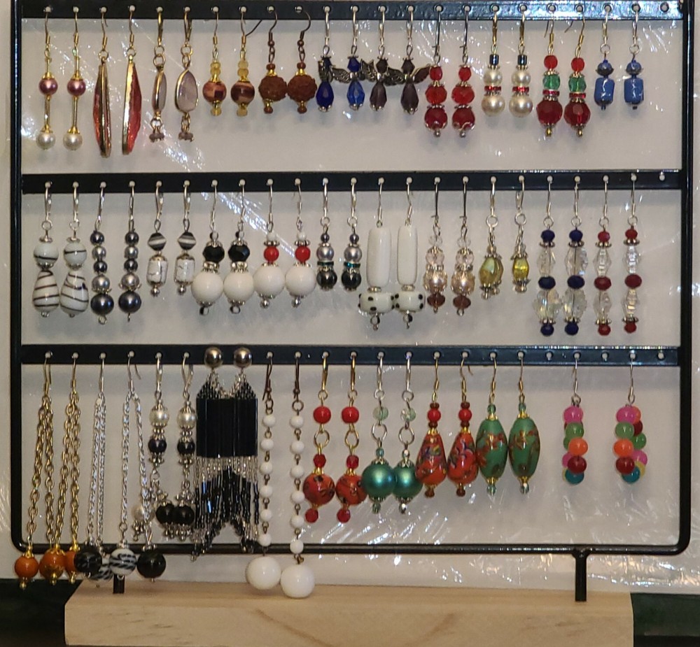 handmade beaded earrings