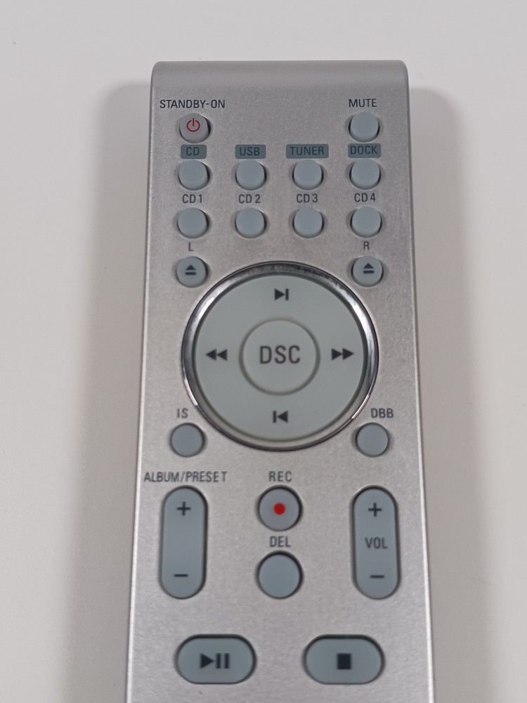Philips Remote Control PRC501-08 For MCM309R Audio System - Tested, Works