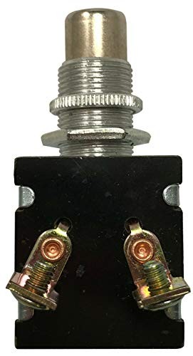 Universal Solenoid/Ignition Starter Momentary Push Button Switch - 12V 15 Amp