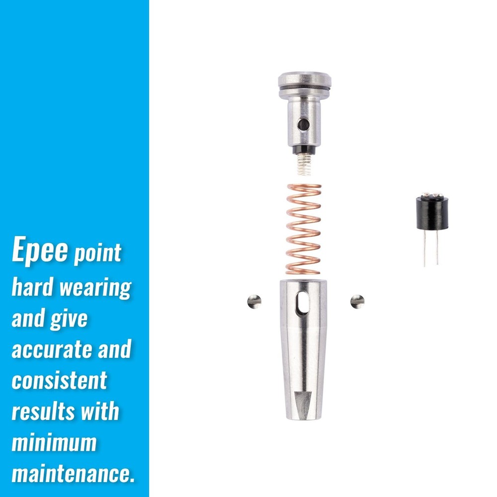 Fencing Electric Weapon - Electric Epee Sword with Electroplated Rust-Proof B...