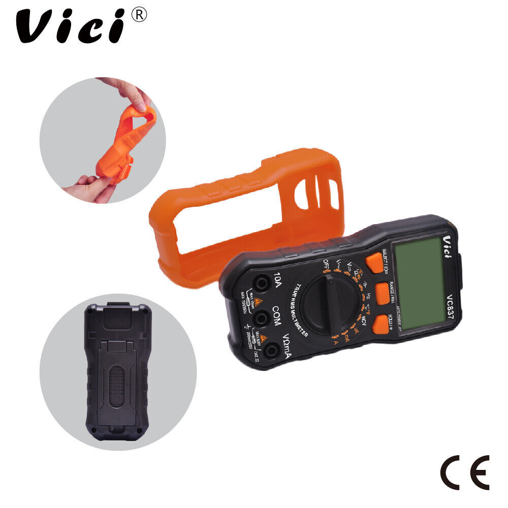Digital Multimeter VC837 Electrical Electronics Tester Testing Tool AC/DC 3 5/6