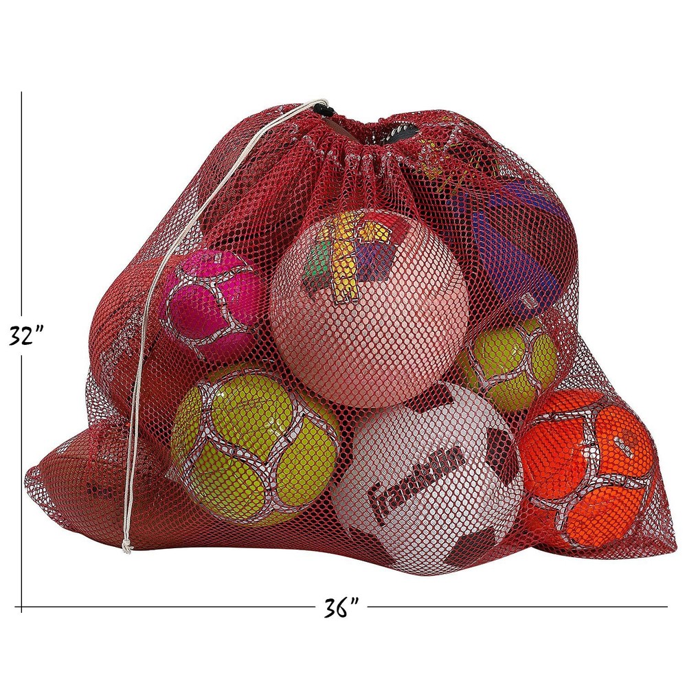 Mesh Laundry Bag 32"x36" - Adjustable Drawstring Closure for Easy Transport
