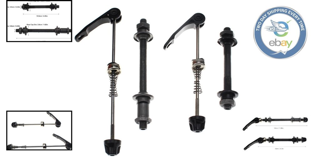 Essential Quick Release Axles for Mountain & BMX Bikes, Iron Construction
