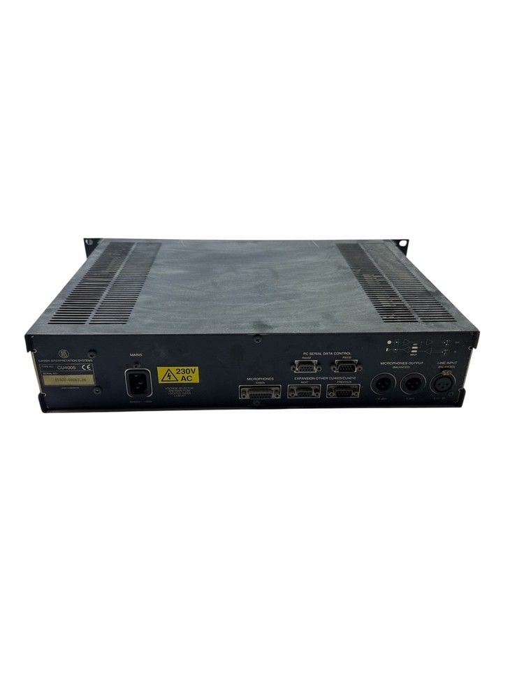 DIS Danish Interpretation System CU4005 Central Unit (for parts)