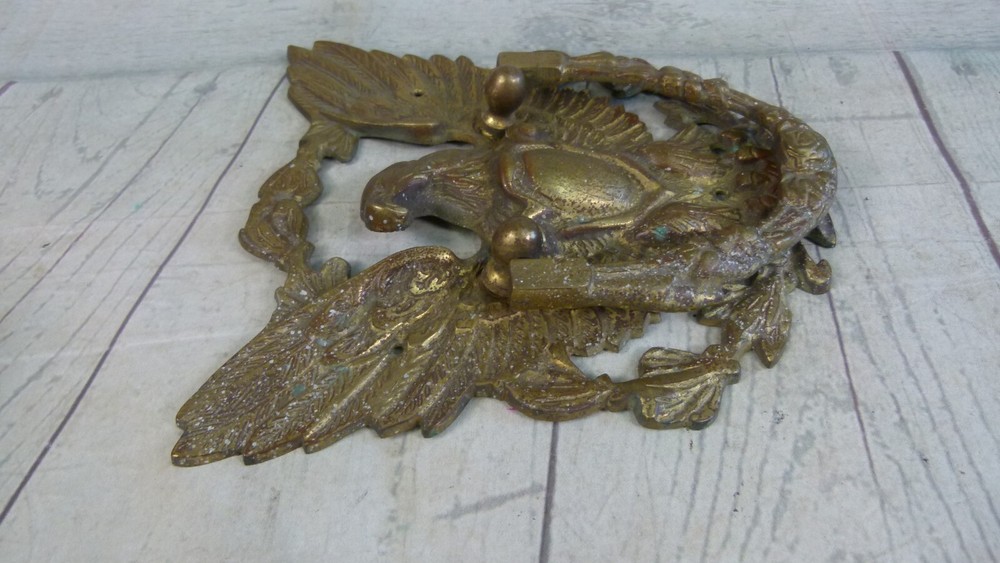 Vintage Spread Wing Eagle ? Solid Brass ? Door Knocker